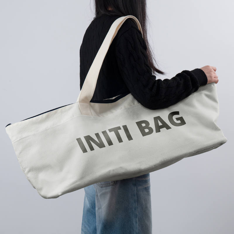 Extra-Large Canvas Storage Bag with Zipper