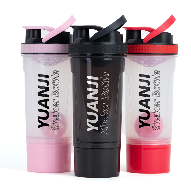 Shaker Bottle with Storage Compartment