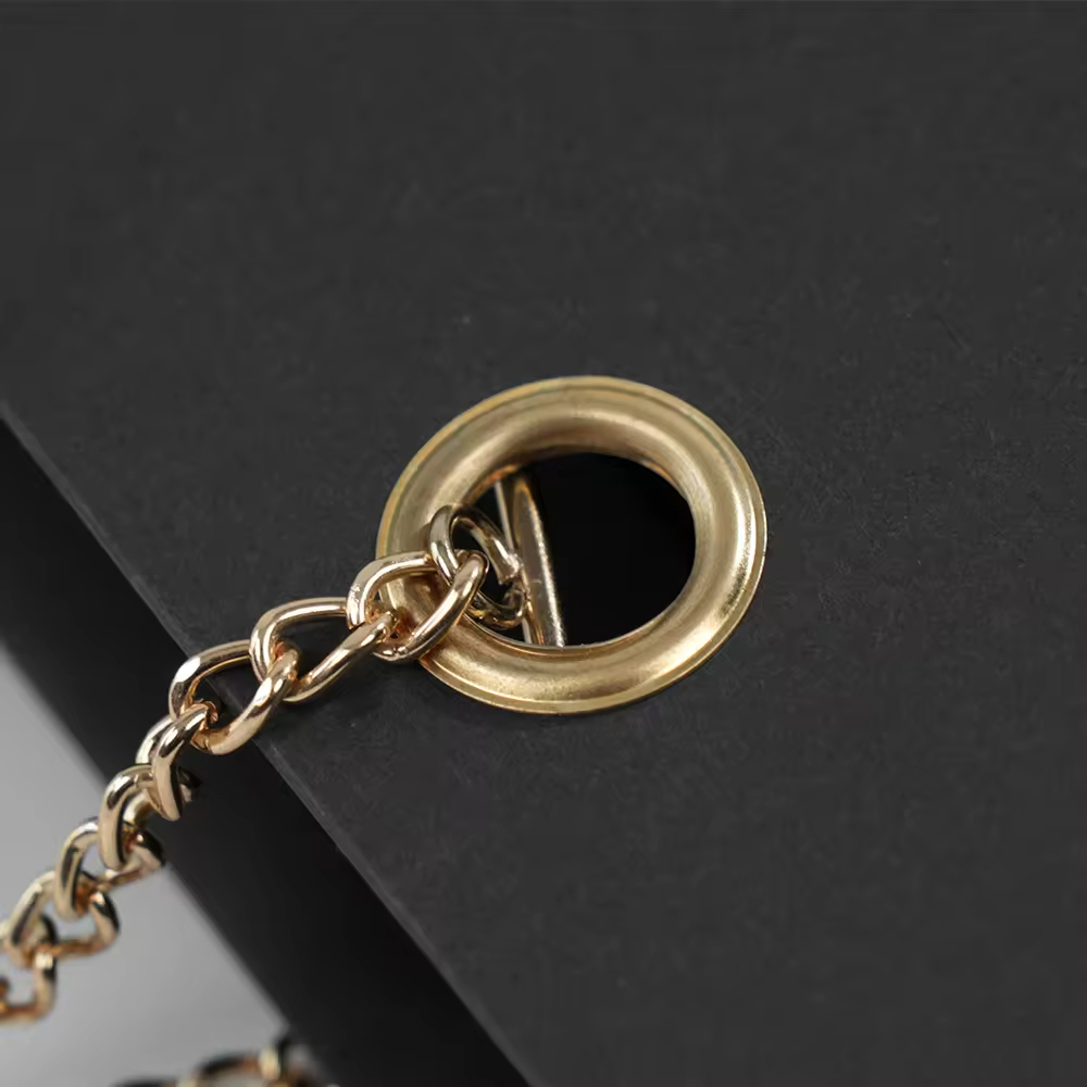 Luxury Paper Gift Bag with Gold Chain Handle