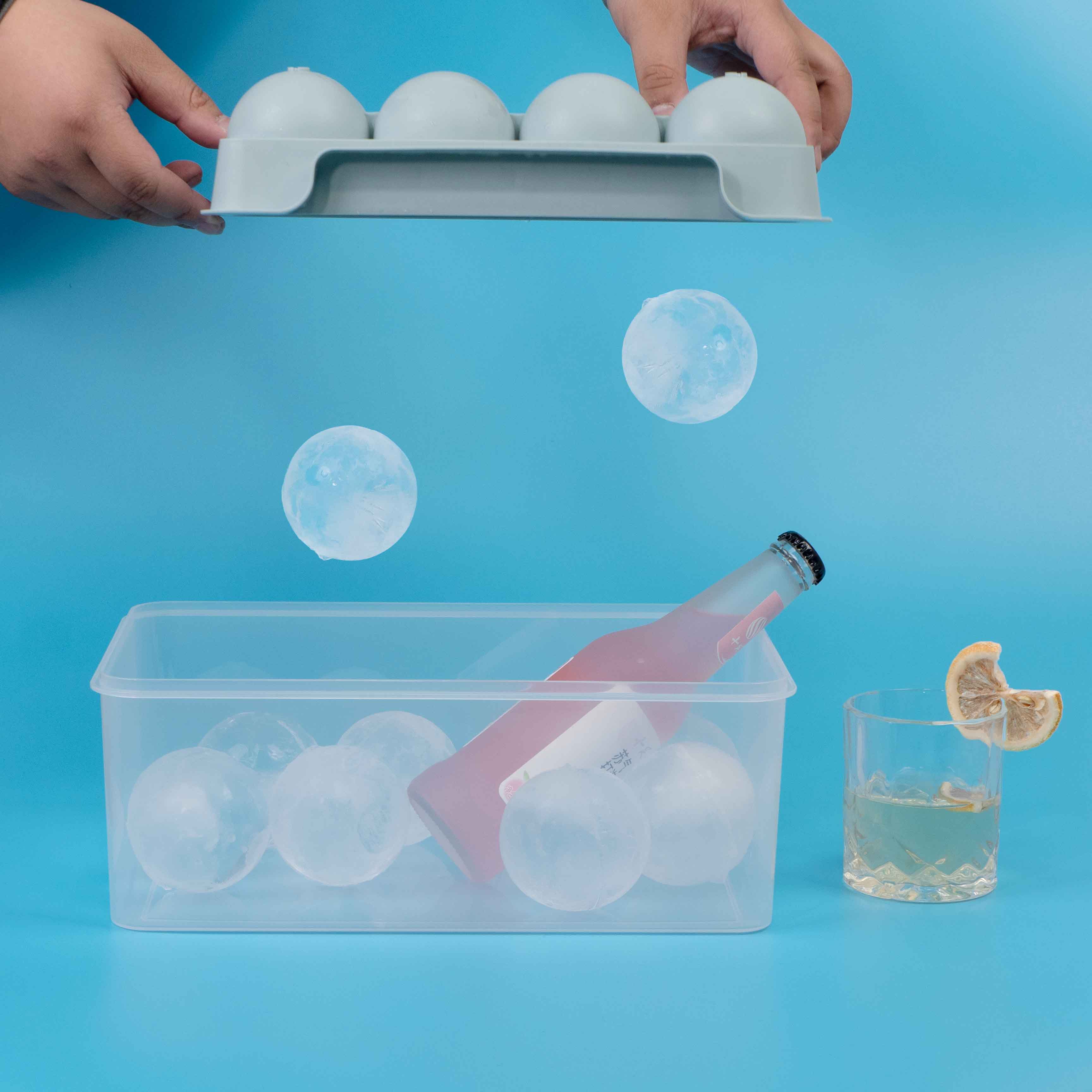 Set ng Tray ng Silicone Ice Ball