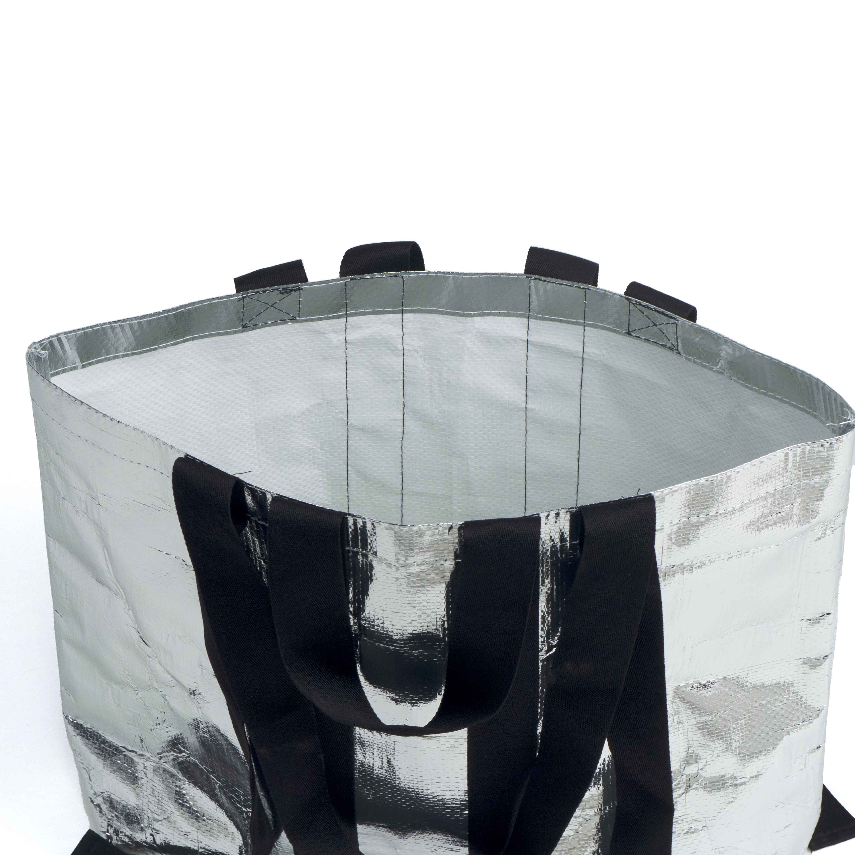 Metallic Laminated PP Woven Tote Bag