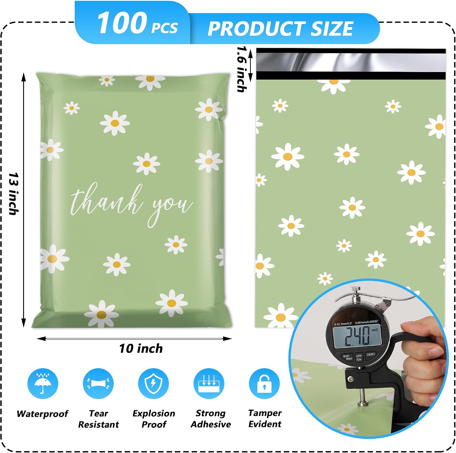 Opaque Printed Poly Mailer Bag