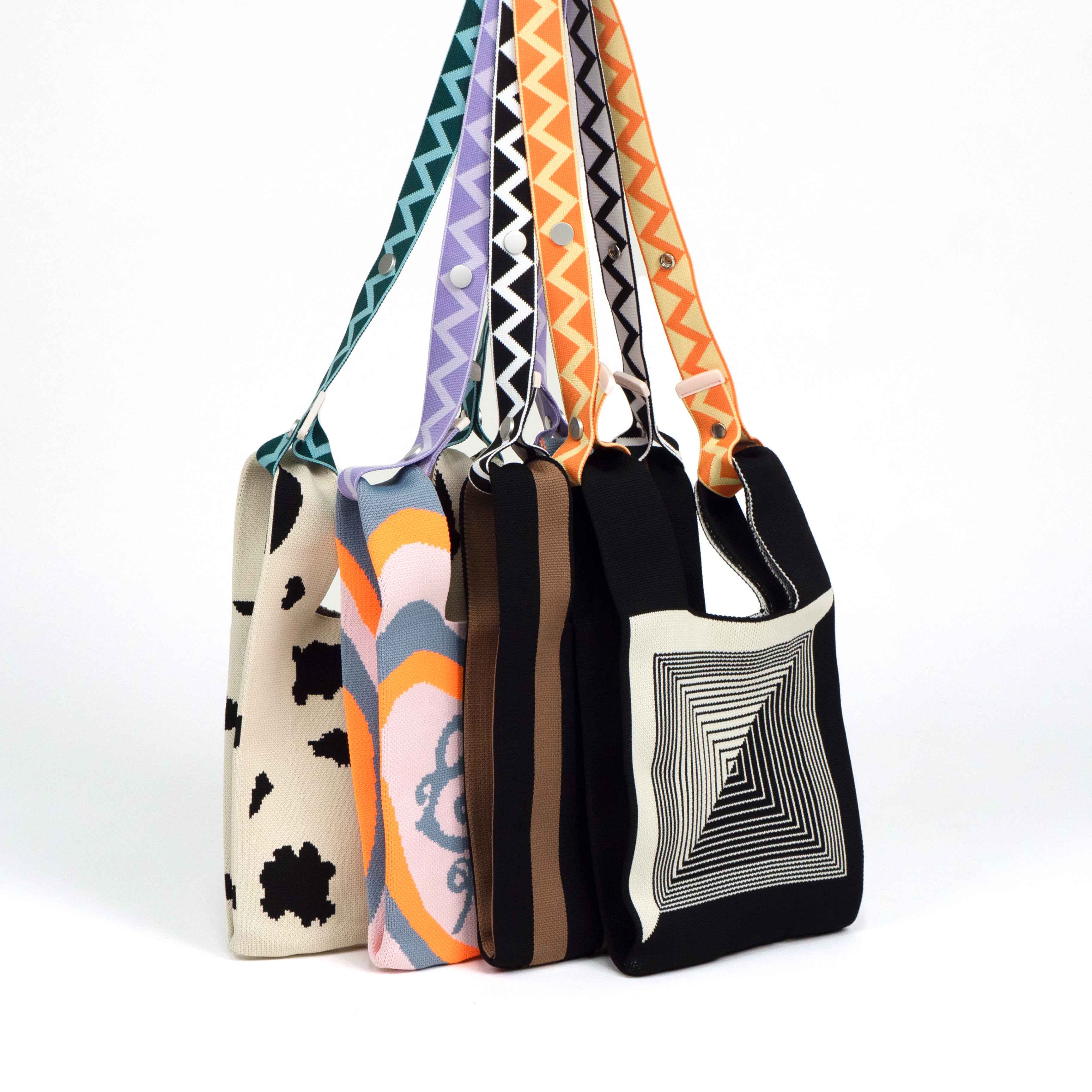 Knitted Shoulder Tote Bag