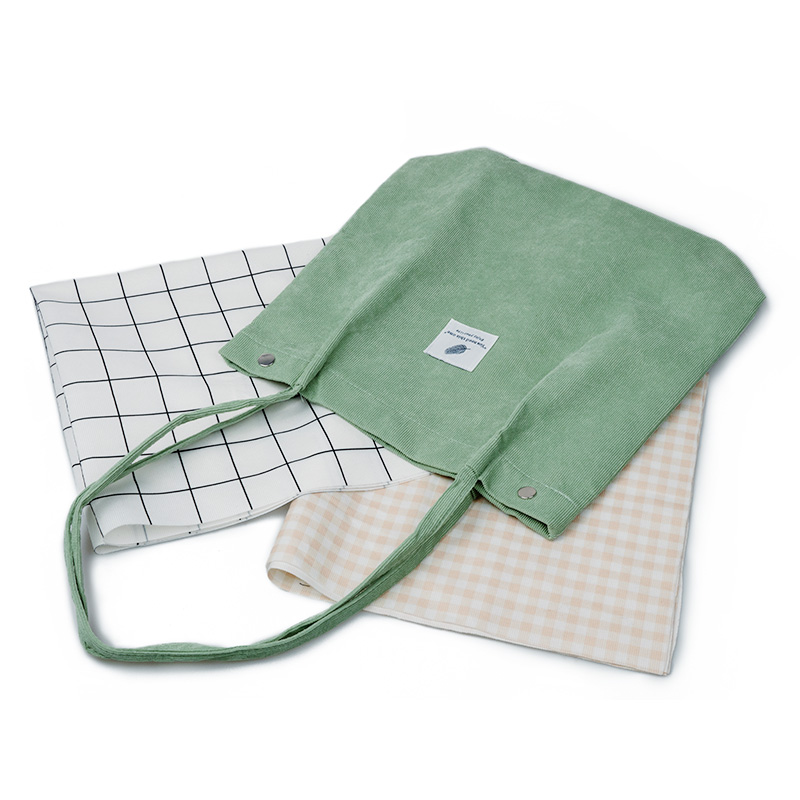 Custom Corduroy Tote Bag