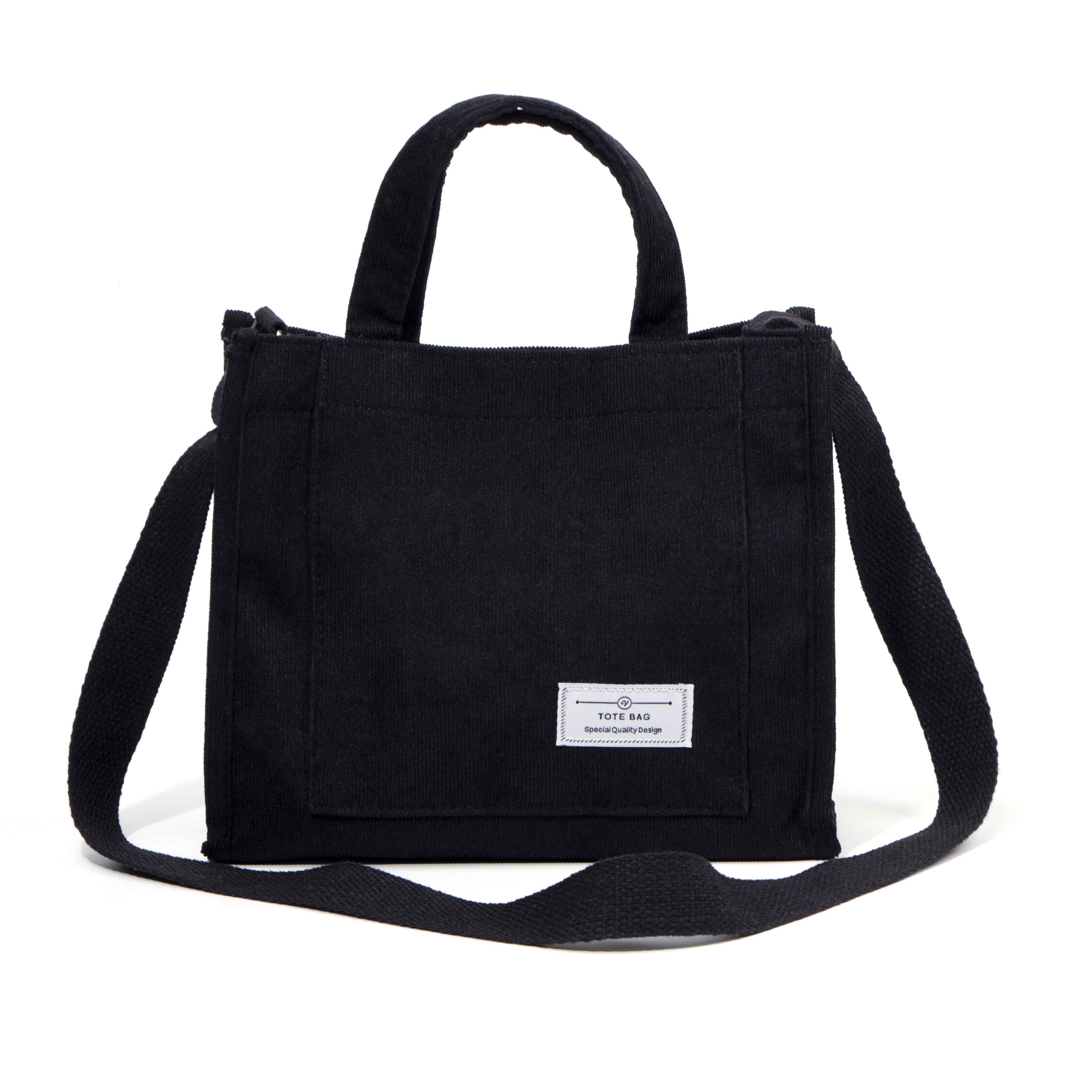 Corduroy Tote Shoulder Bag
