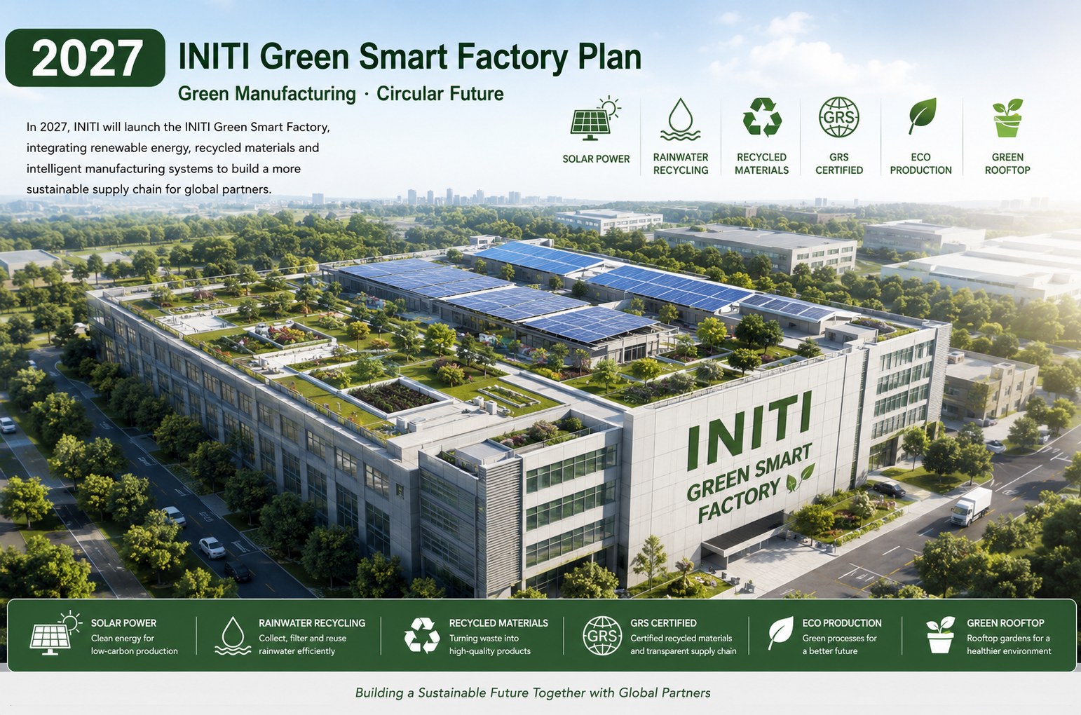 Zukunftsperspektiven — INITI Green Smart Factory Plan