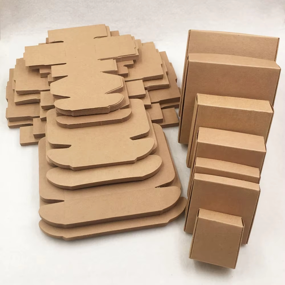 Custom Kraft Paper Gift Box Wholesale Eco Friendly Foldable Packaging Box
