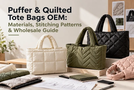 Puffer & Quilted Tote Bags OEM: Materials, Stitching Patterns & Wholesale Guide