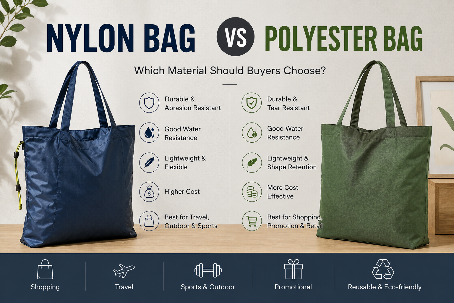 Nylon Bag vs Polyester Bag Which Material Should Buyers Choose.png