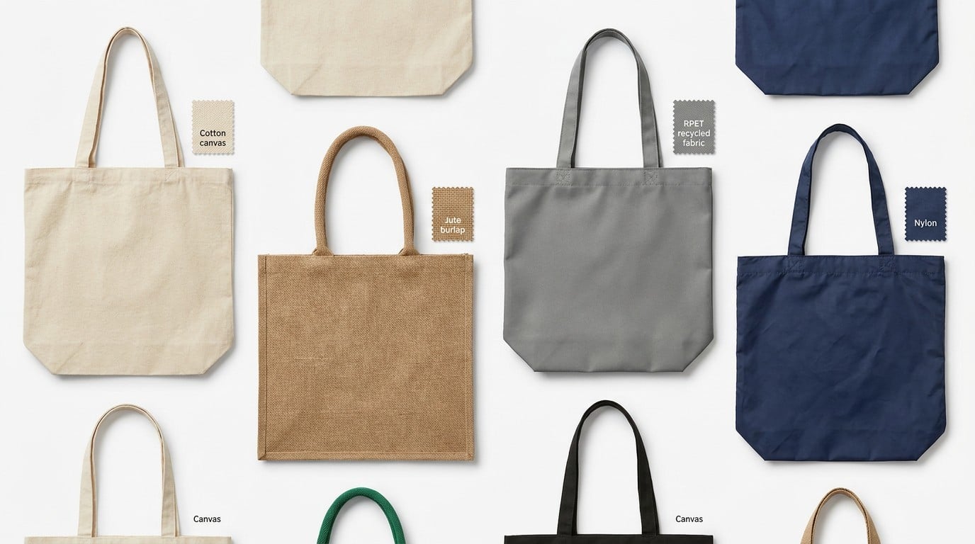 Cotton vs. Canvas vs. RPET: Which Bag Material Is Right for Your Brand?