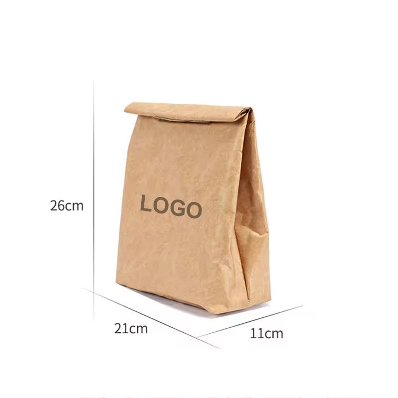 Kraft Paper Insulated Lunch Bag