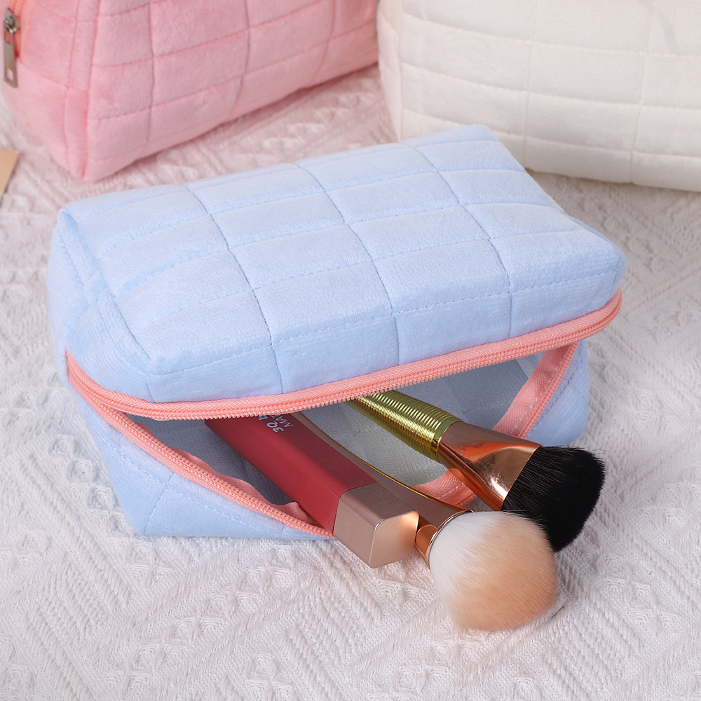 Soft Quilted Cosmetic Bag