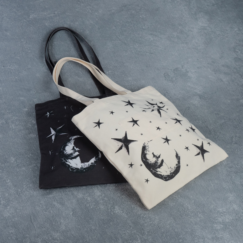 Custom Printed Canvas Shoulder Tote Bag
