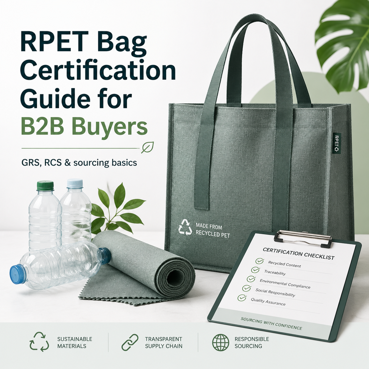 คู่มือการรับรองถุง RPET สำหรับผู้ซื้อแบบ B2B