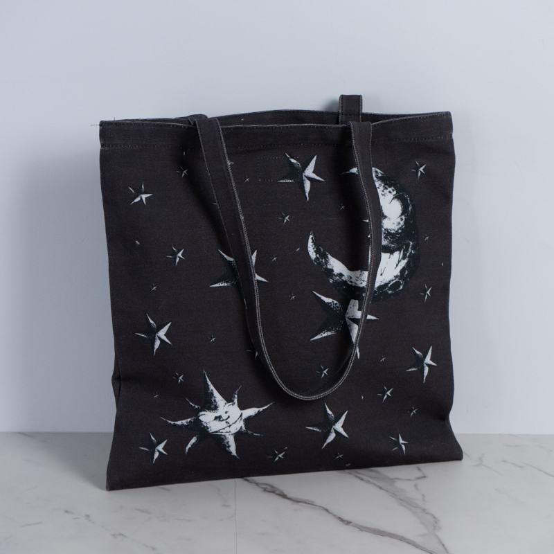 Custom Printed Canvas Shoulder Tote Bag