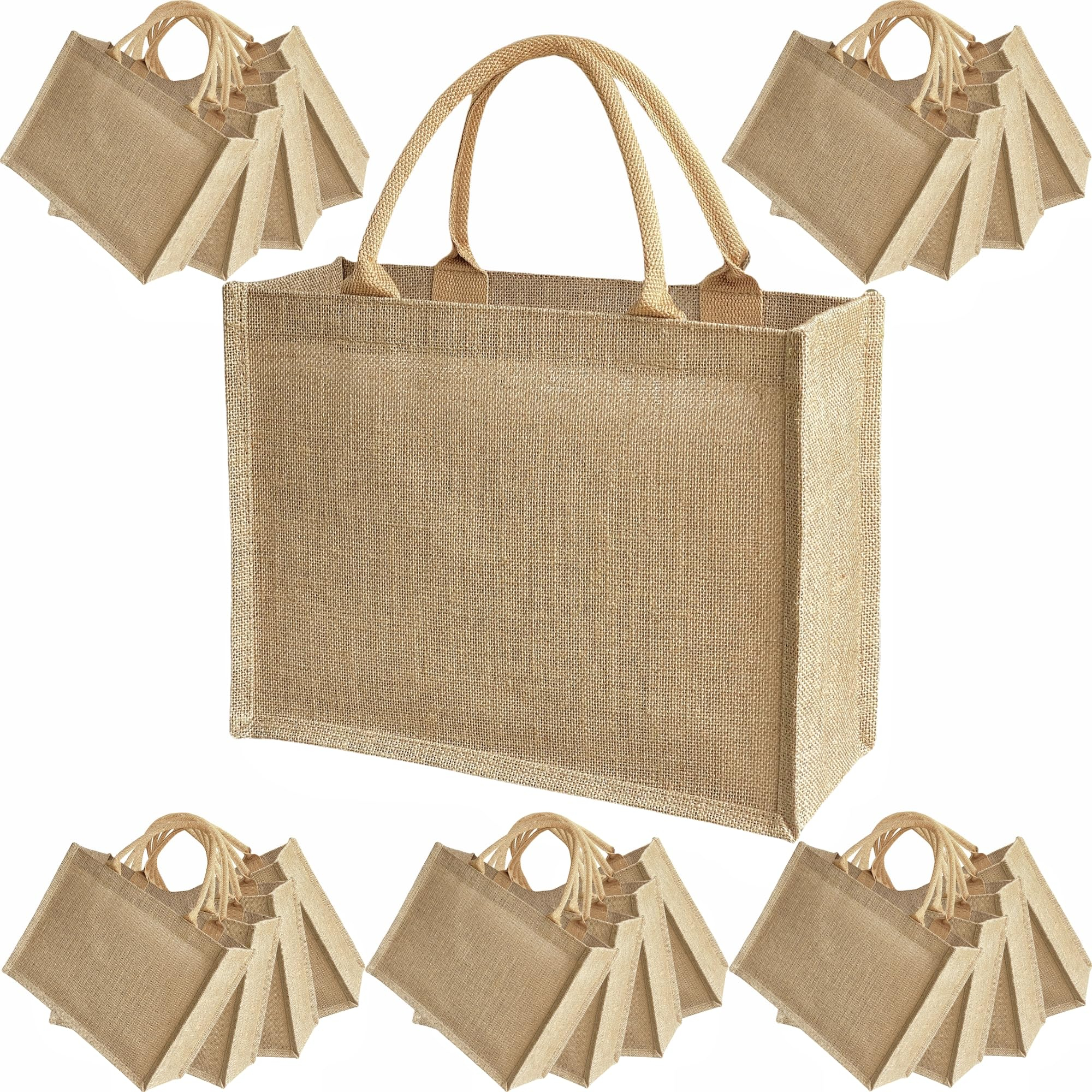 Engros tilpasset gavepose i burlap-jutepose
