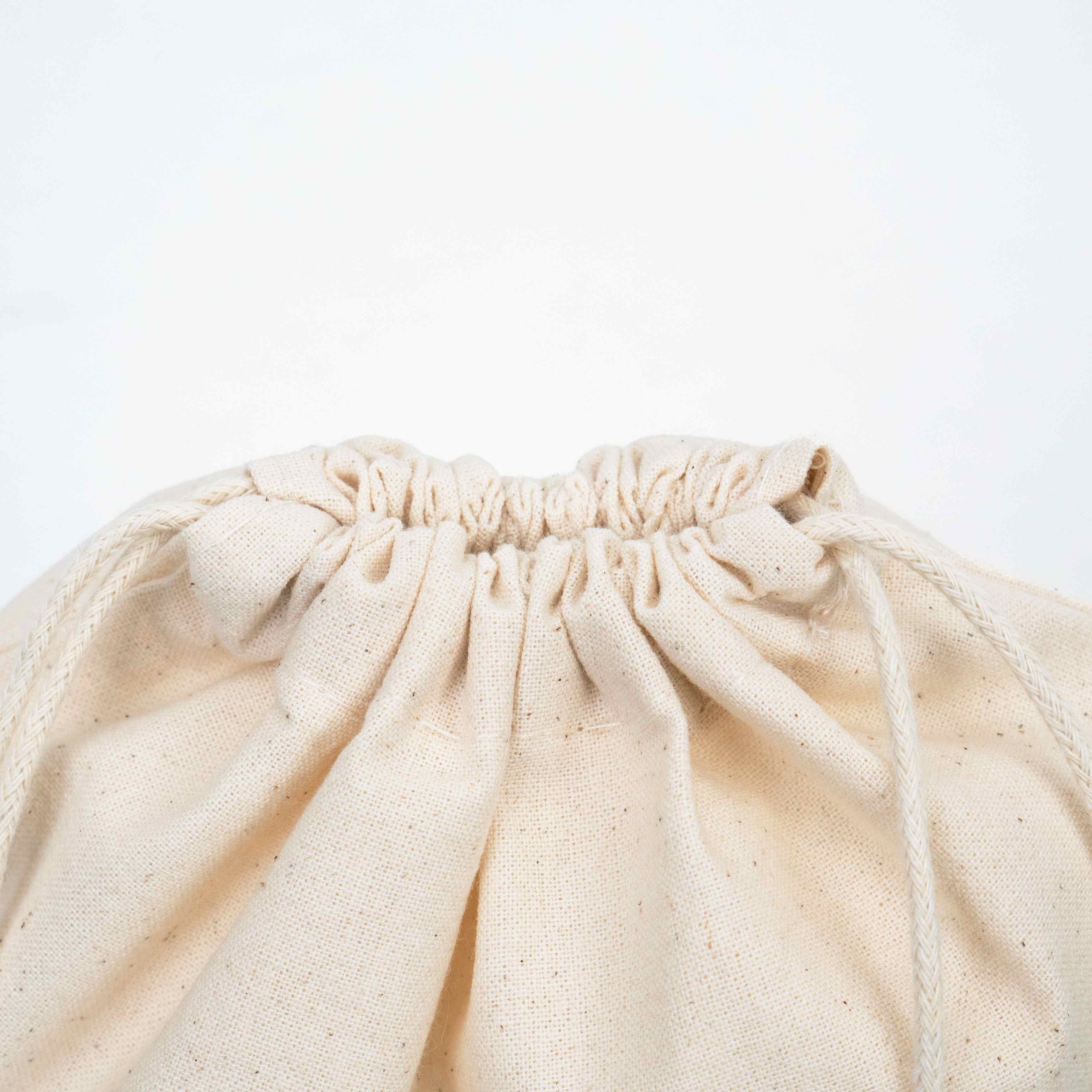 Custom Natural Cotton Drawstring Bag