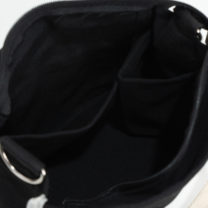 Mini Canvas Crossbody Tote Bag with Zipper