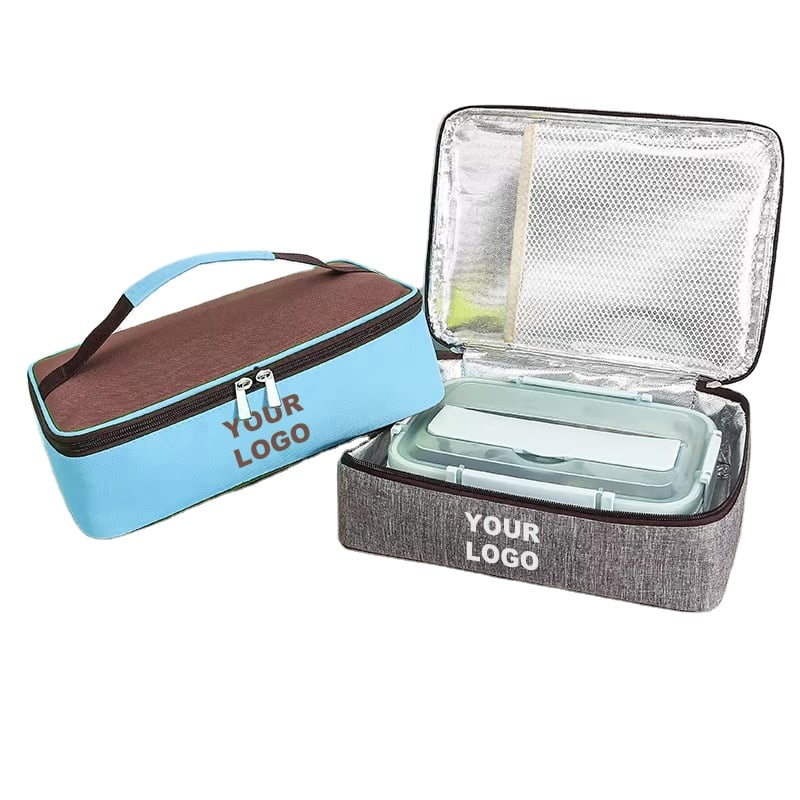 Portable Oxford Insulated Lunch Cooler Bag