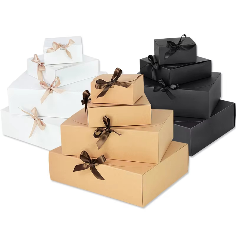 Ribbon Gift Packing Box