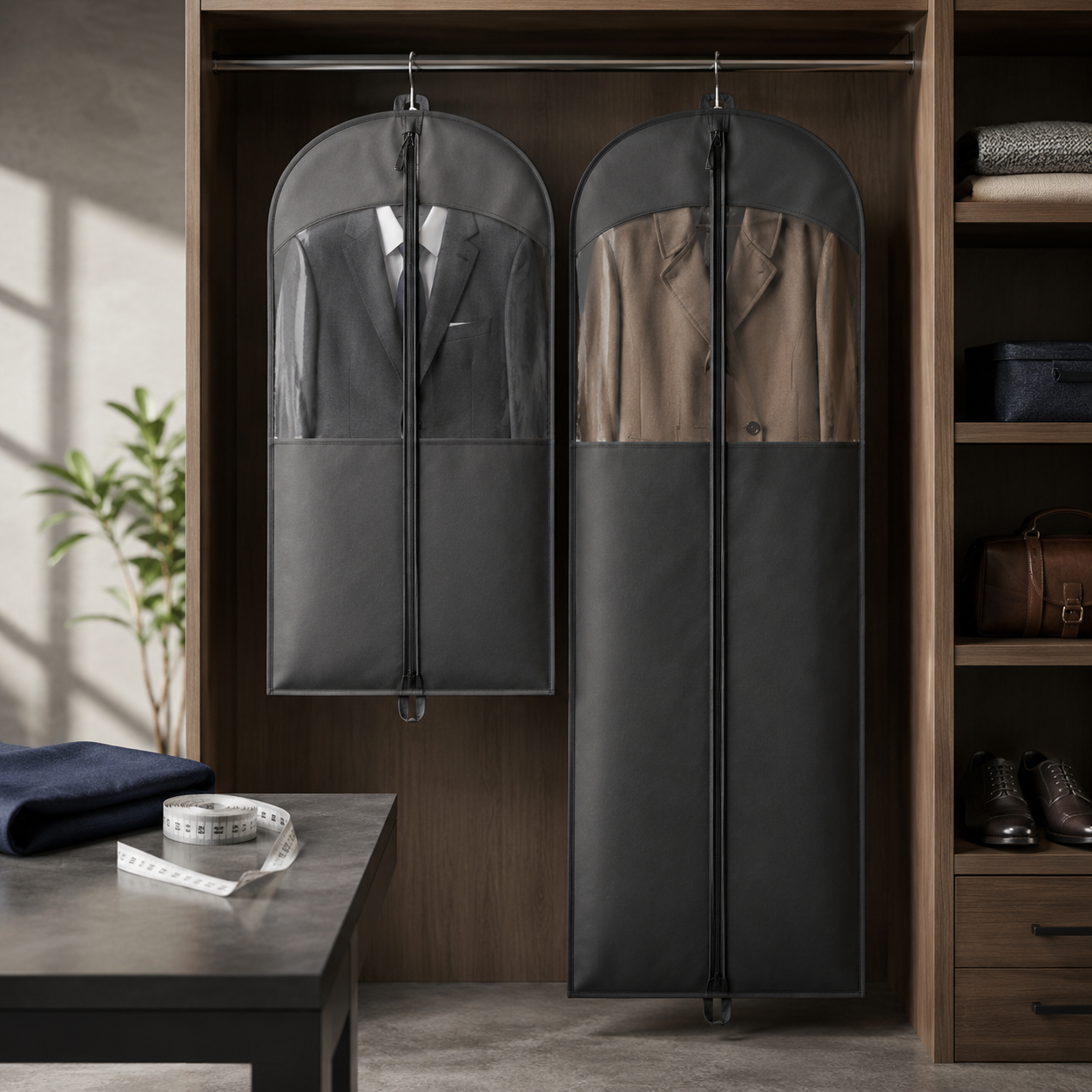 How to Choose the Right Garment Bag Size for Suits and Coats