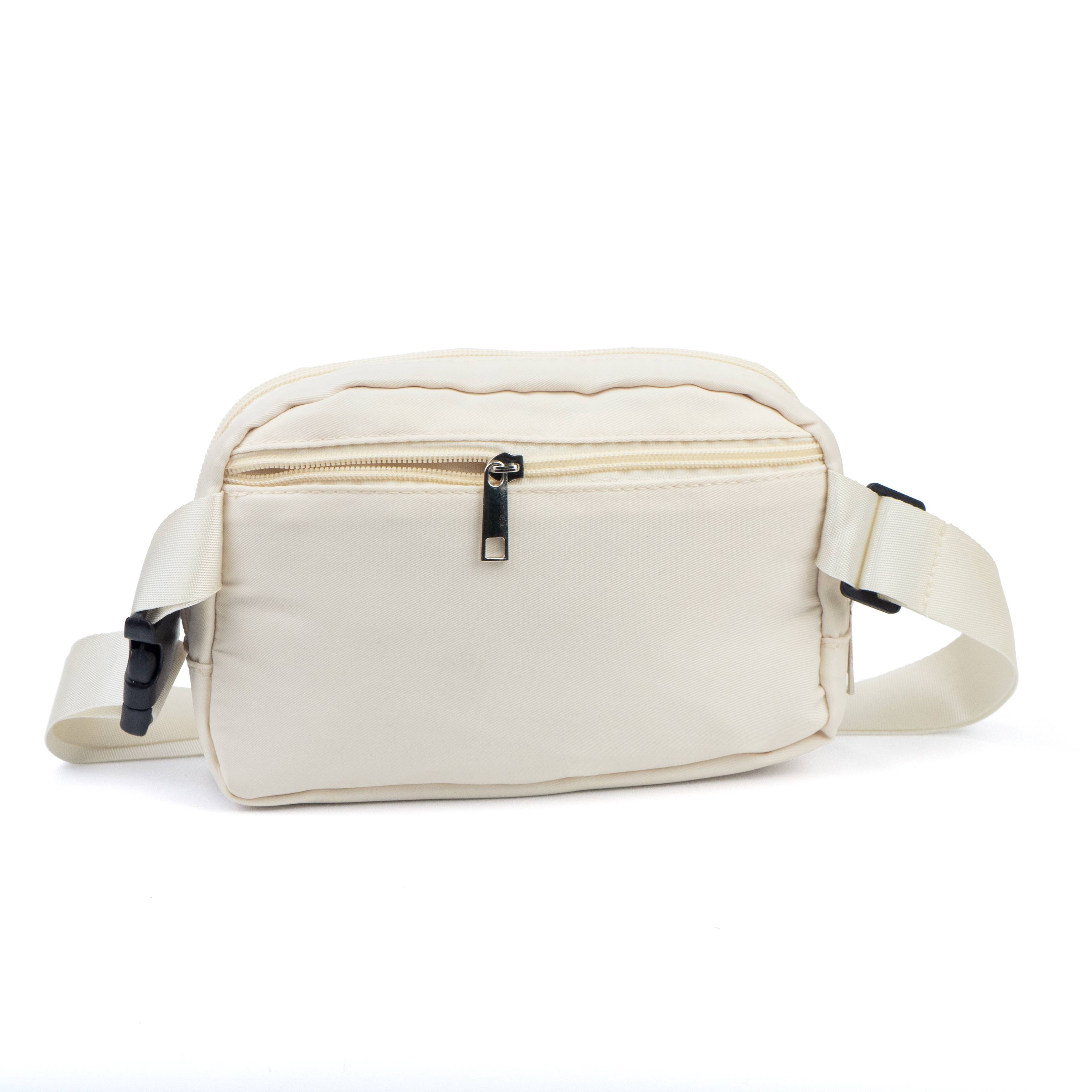 Padded Multi-Pocket Cosmetic Waist Bag