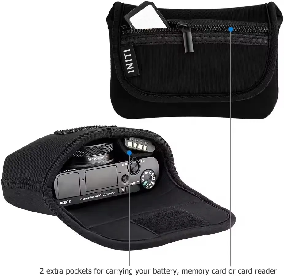 Neoprene Camera Bag with Accessory Pocket