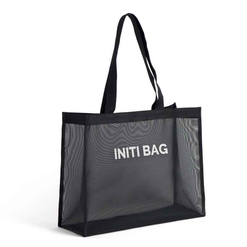 Transparent Mesh Shopping Tote Bag