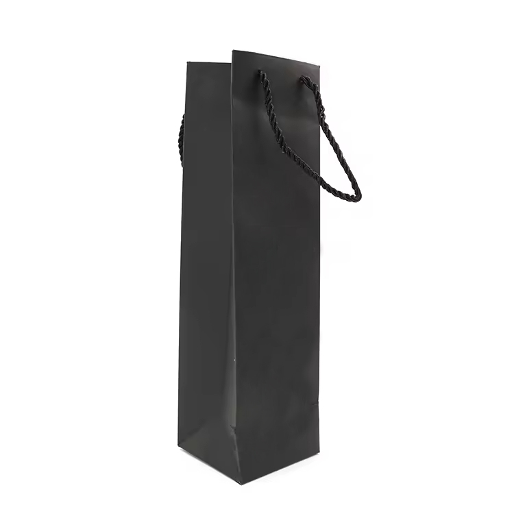 Twisted Handle Kraft Paper Wine Bag