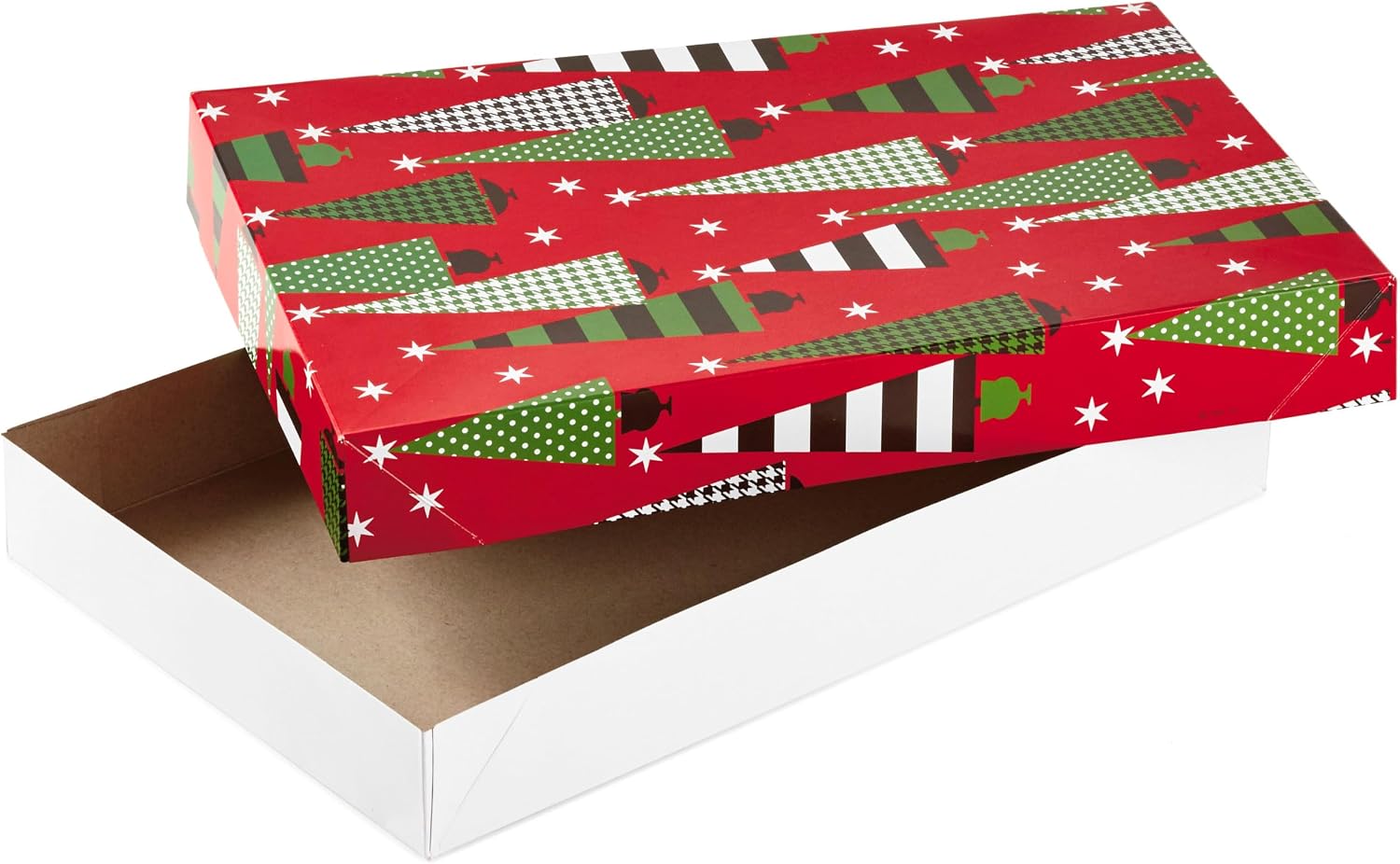 Christmas Printed Gift Box with Lid