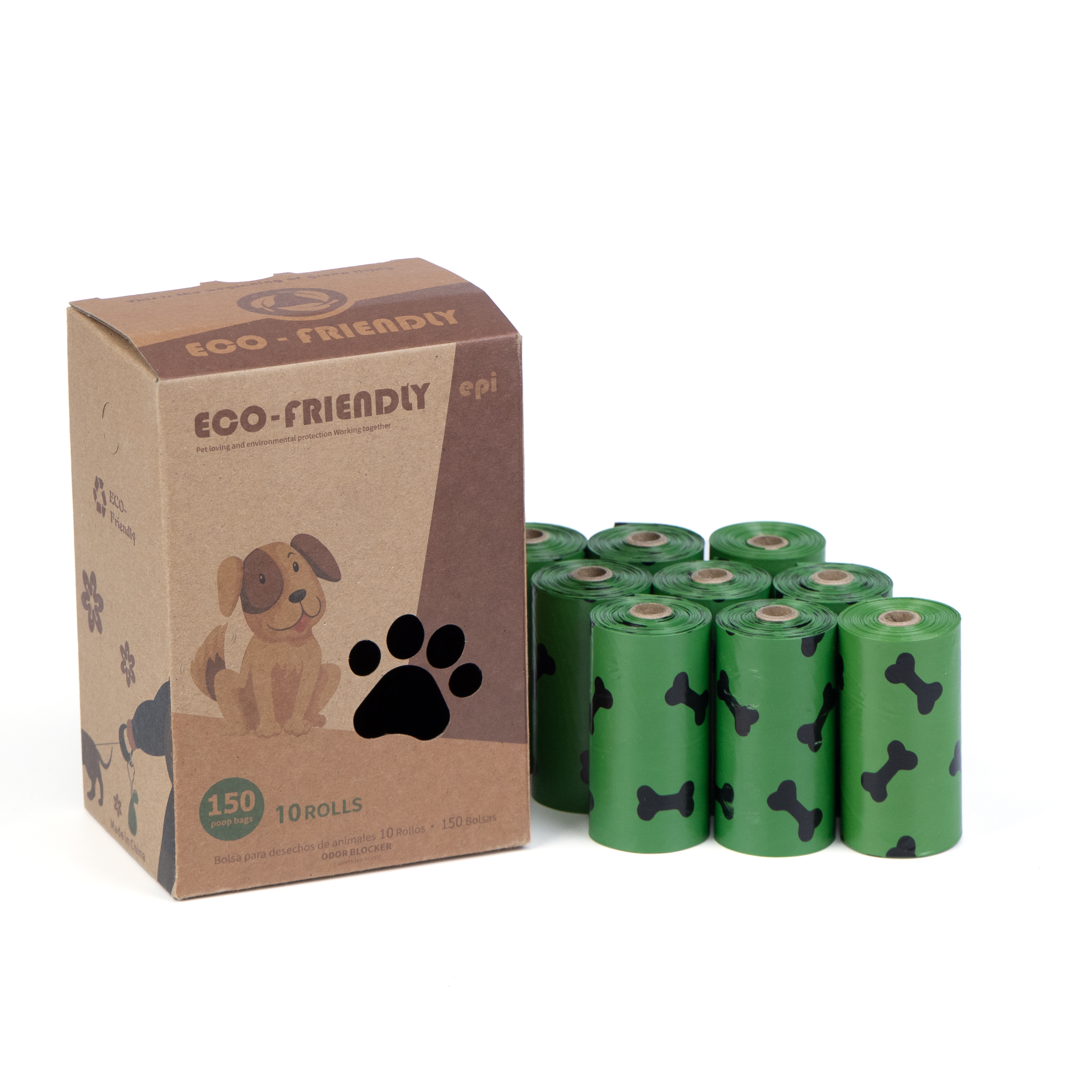 Custom Pet Waste Bags with Dispenser