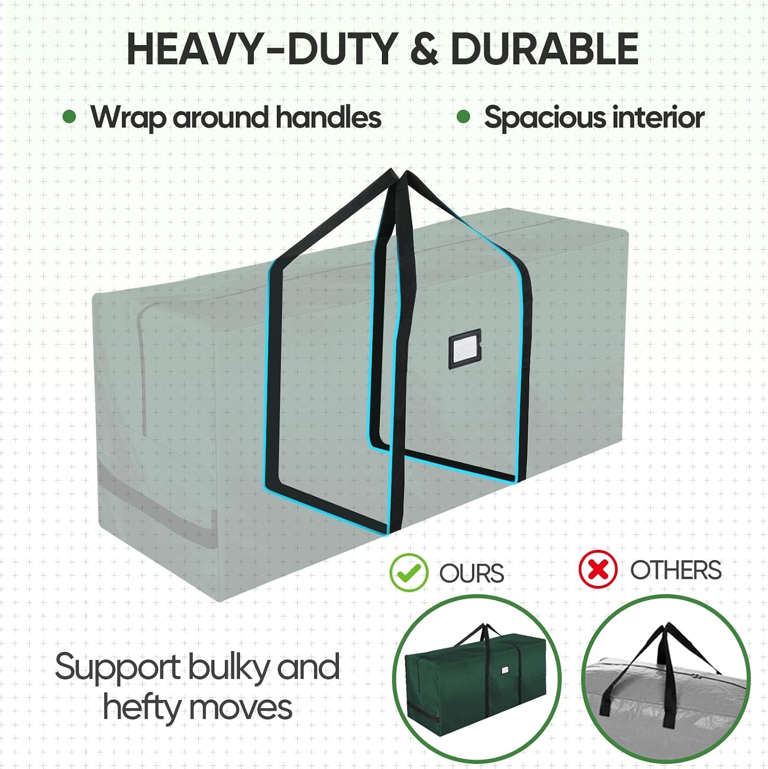 Extra Large PE Christmas Tree Storage Bag