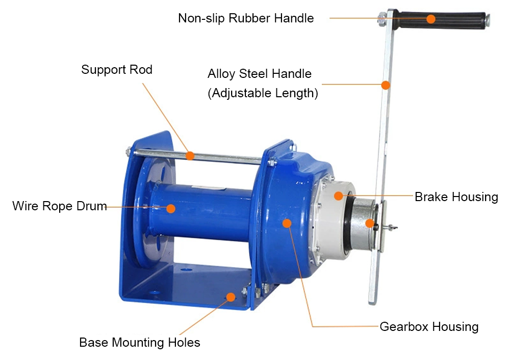 heavy hand winch traction-3