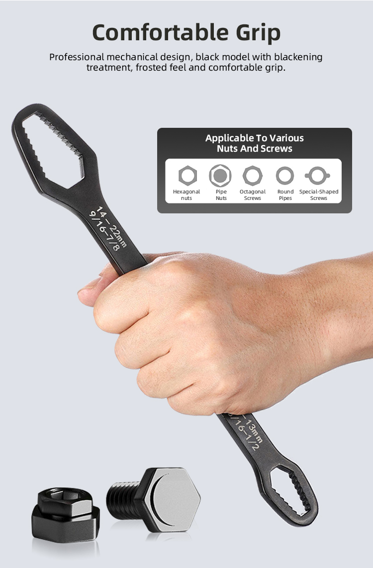 8-22mmAdjustable Universal Torx Wrench details