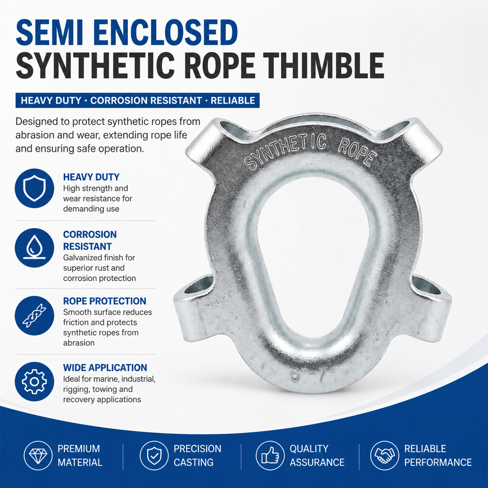 semi enclosed synthetic rope thimble-1