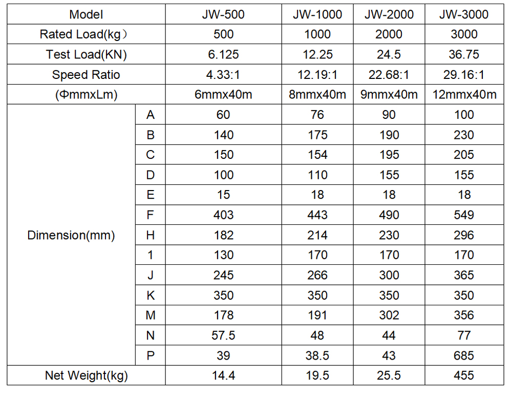 heavy hand winch traction-5