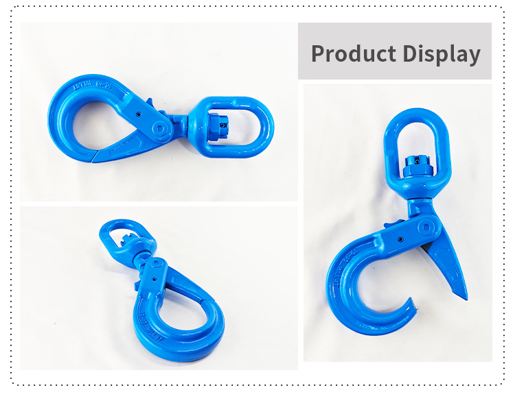 g100 swivel selflocking hook with bearing-5