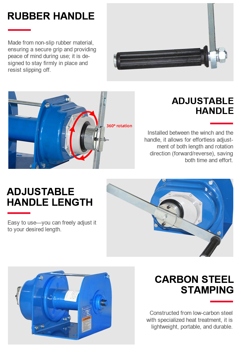 heavy hand winch traction-8