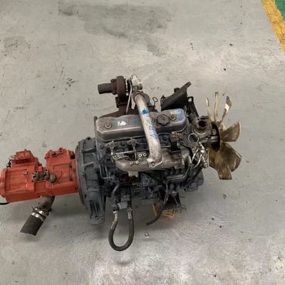 136hp 4 Cylinder Diesel Engine Isuzu 4BG1T Karne ng Kotse