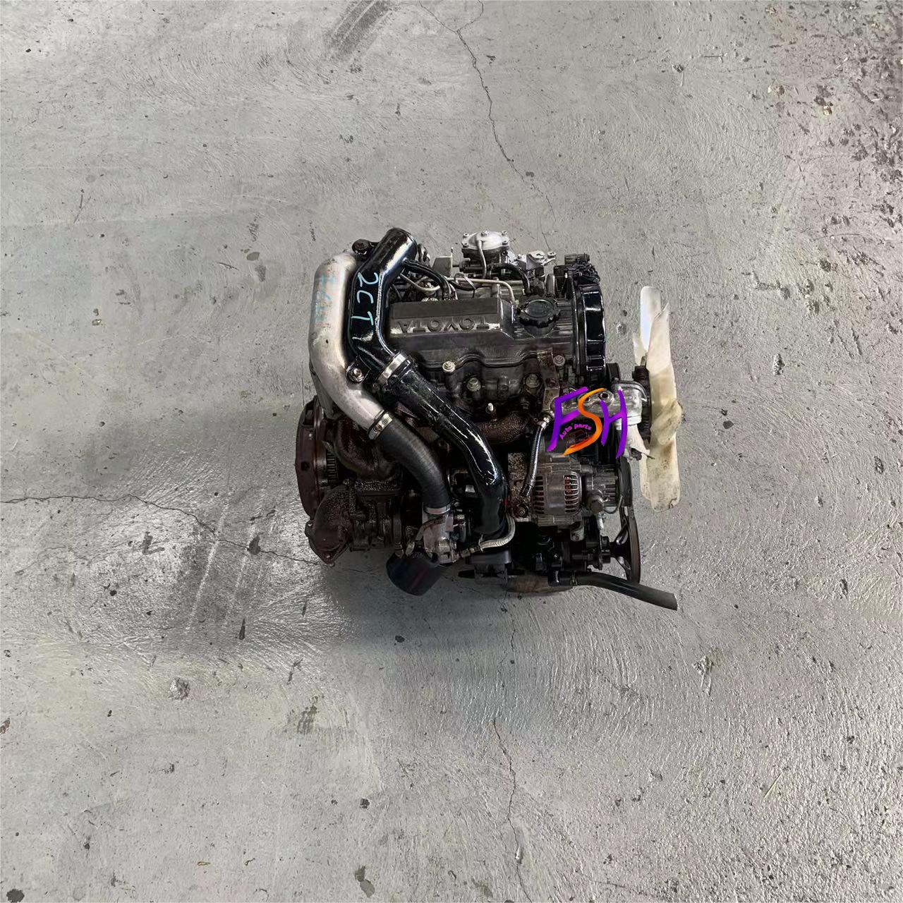 For Toyota Pickup 4 Cylinder Second-hand diesel Engine 2CT Used Diesel Engine manufacture