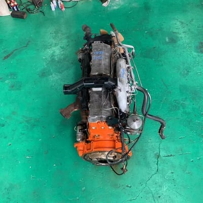 6 အမြစ် Manual Isuzu 6RB1 Van အသုံးပြုထားသော ဒိုင်ဇယ်အင်ဂျင် Heavy Truck အတွက်