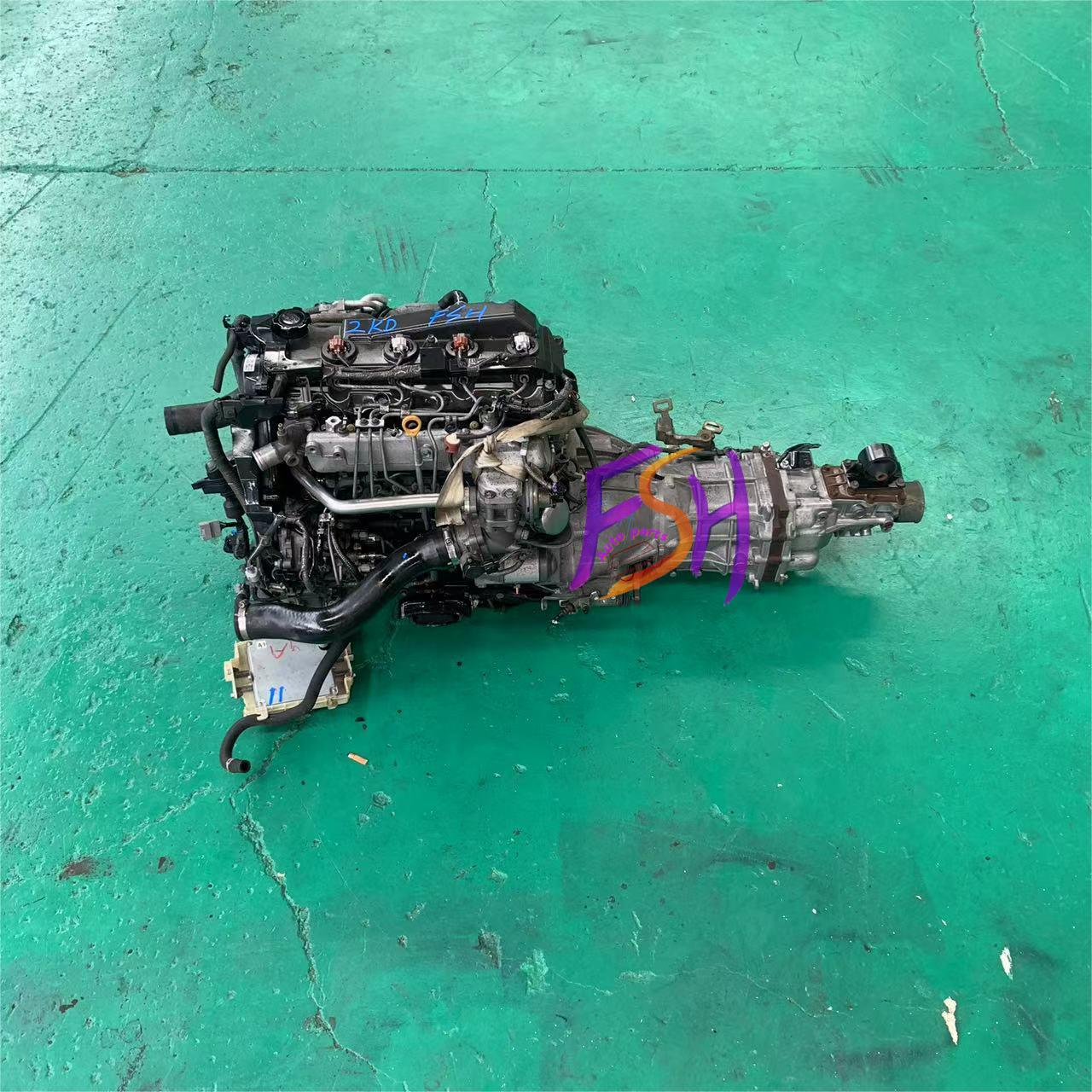 Complete High-Quality Auto Parts Toyota 2KD Used Diesel Engine for Sale manufacture