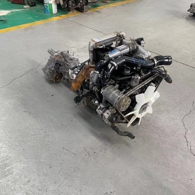 Isuzu 4JB1T-Pickup Enjin Diesel Second 4 Silinder Enjin Kenderaan Euro 4
