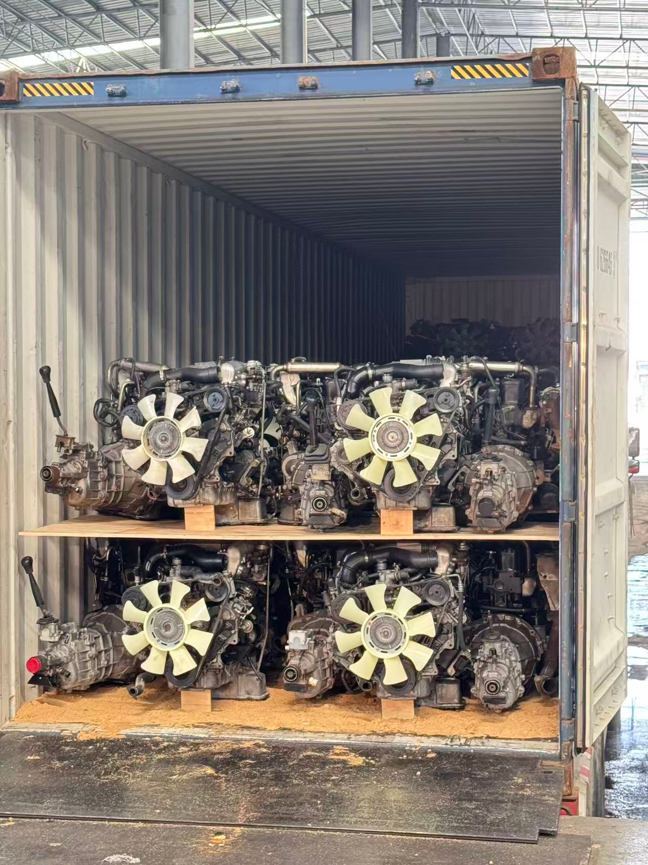 container shipment of original used engines successfully delivered-0