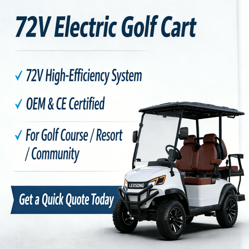 Berapa Lama Kereta Golf 48V atau 72V Bertahan?