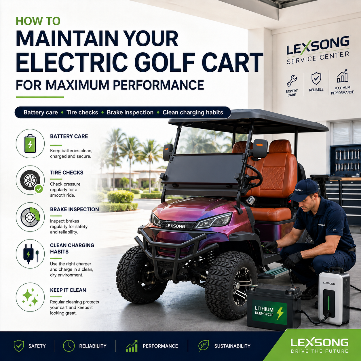 How to Maintain Your Electric Golf Cart for Maximum Performance