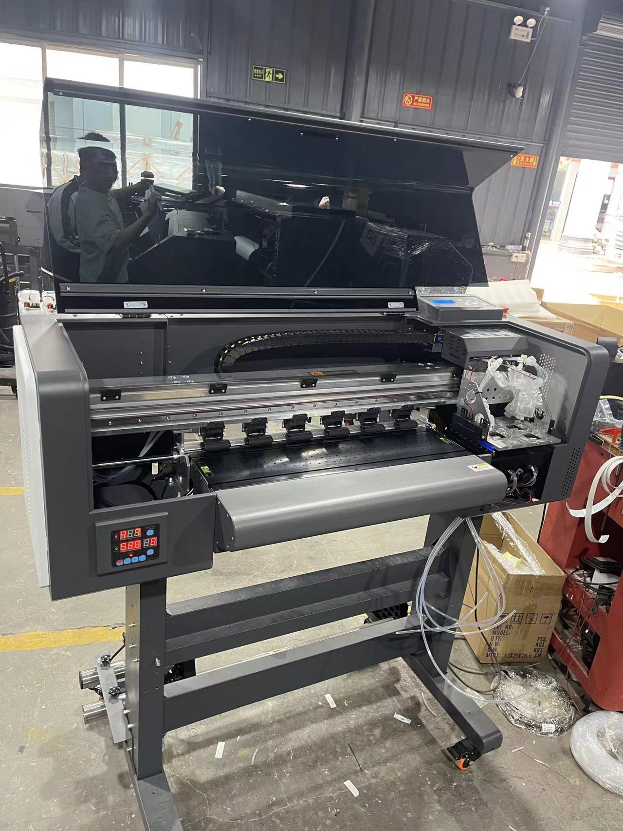 A1 DTF Printer | High-Speed Industrial 3D Thermal Transfer Printer with White Ink + Fluorescent Colors | 2/3/4 Heads 650MM Width | All-in-One Textile Printing Machine