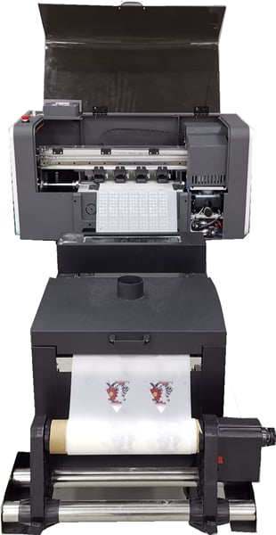 High-Speed A3 DTF Printer | Dual-Head Design for 4-9 Color Textile Printing with Enhanced White Ink Transfer – Ideal for T-Shirts & Fabrics (Industrial-Grade, Cost-Effective)