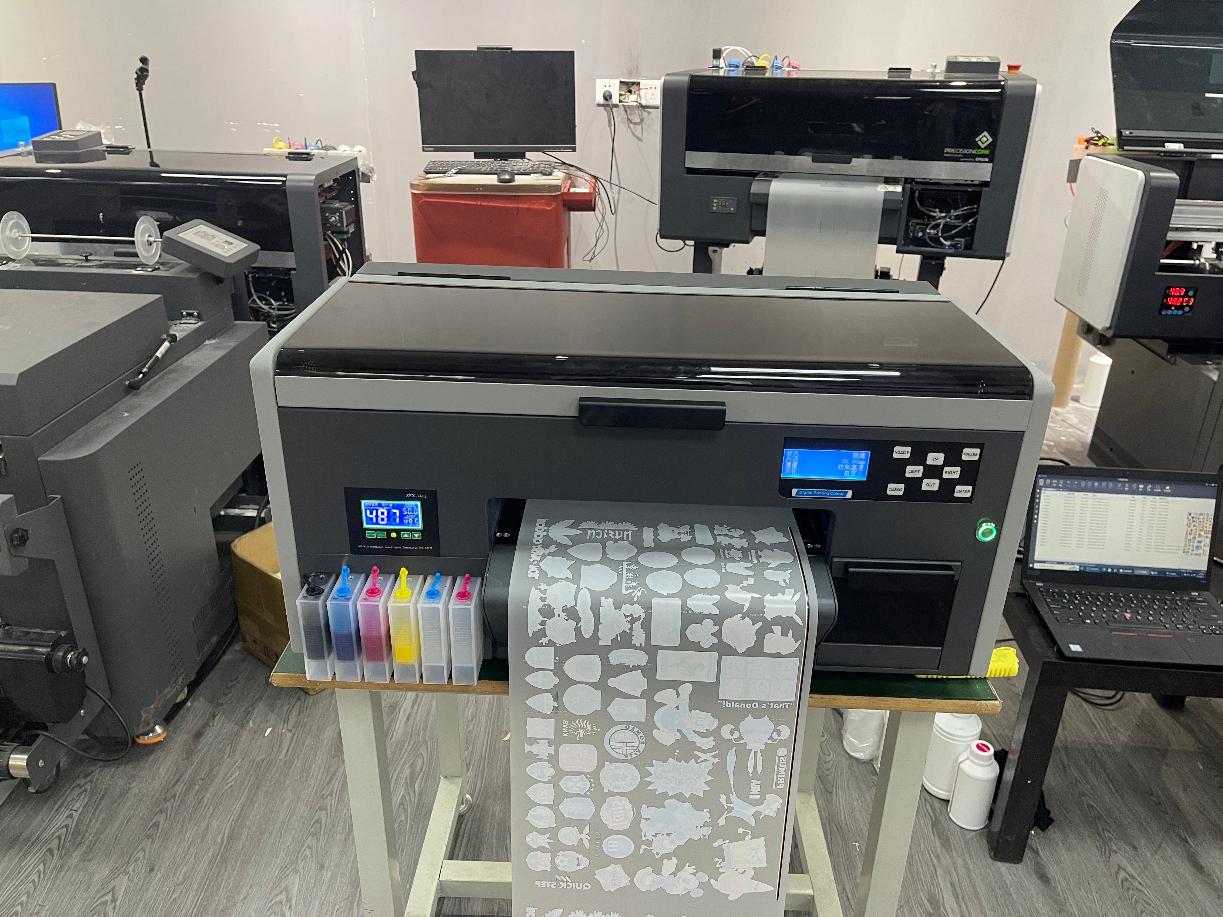 A3 DTF Printer Printing Machine - Mini Desktop Single-Head for High-Quality Textile & White Ink Transfer, Custom T-Shirts & Apparel Printing