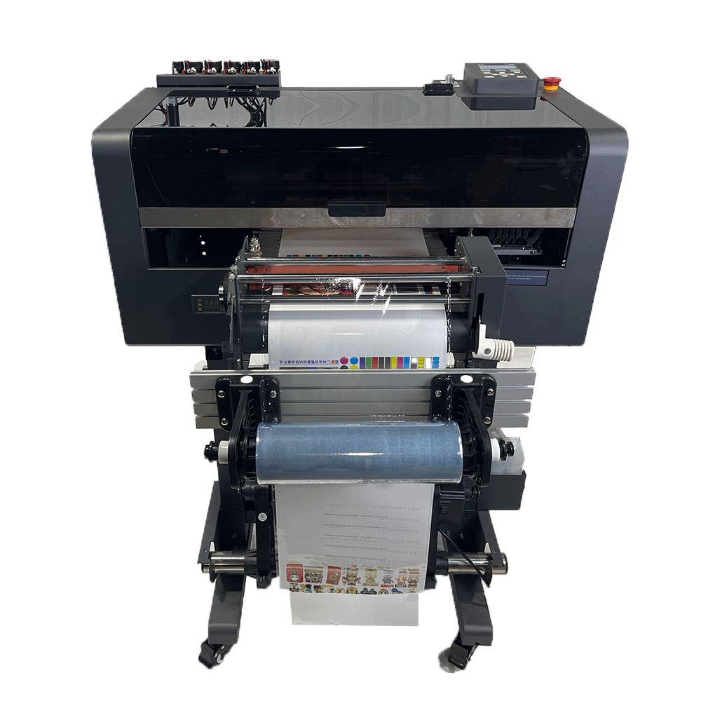 High-Quality A2 UV DTF Printer (EPS XP600 2/3/4 Heads) for Crystal Badges on Plastic, Glass, Wood, Metal, Leather & Ceramics | 360-720dpi Precision